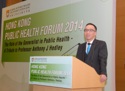 Professor Gabriel M Leung, Dean of Li Ka Shing Faculty of Medicine remarks: “Tony is a generalist with a strategic command of the full ecoscape of all that matters to population health, but one who can at once become a competent, even expert, specialist in a specific area when called upon.  Professor Hedley has taught and inspired generations of "jobbing public health doctors" to take flight and thanks him for being a guardian angel, a guiding light and a gracious role model to me personally.”